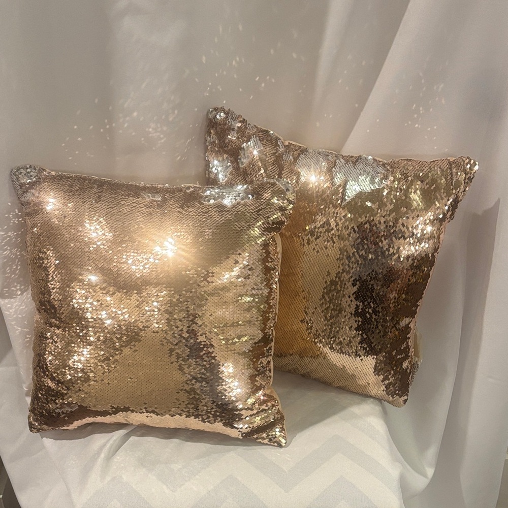 Sequin Throw Pillows